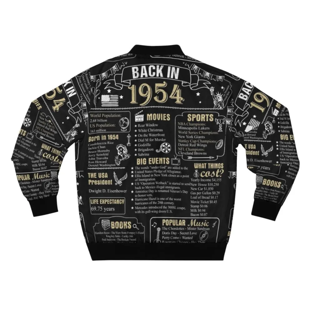 1954 Vintage Bomber Jacket - 68th Birthday Gift