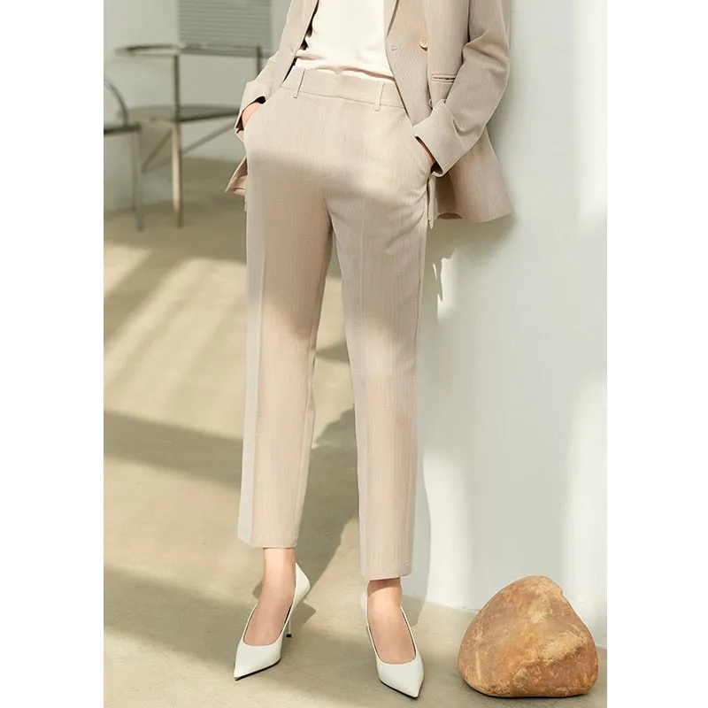 2024 Suit Office Lady Blazer  Women Lace Vneck Tanks High Waist Women Pants Shorts