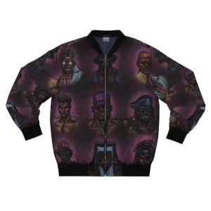 African American Comic Art Bomber Jacket