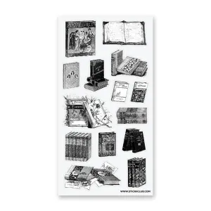 Antique Library Sticker Sheet