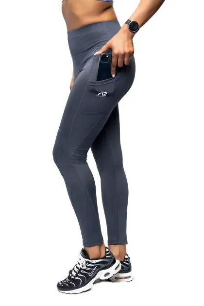 AR Sportswear Side Pocket Logo High Waist Leggings