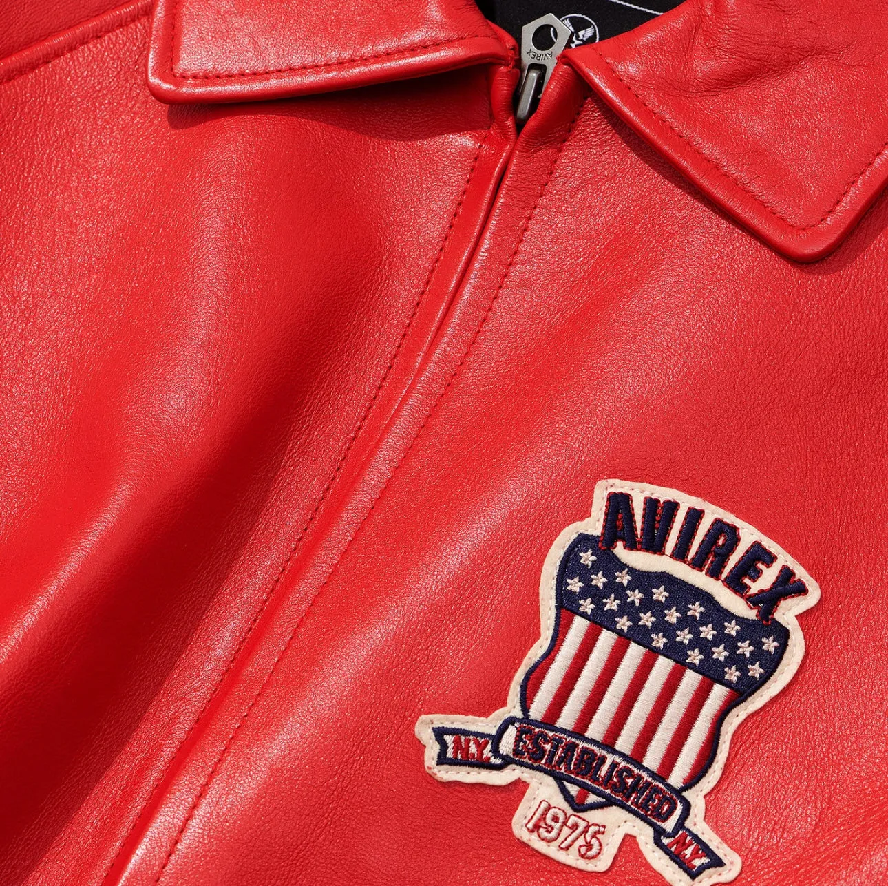 Avirex - Icon jacket- Salvage Red