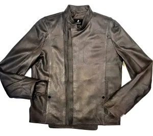 Barya NewYork Rustic Lambskin Asymmetric Jacket