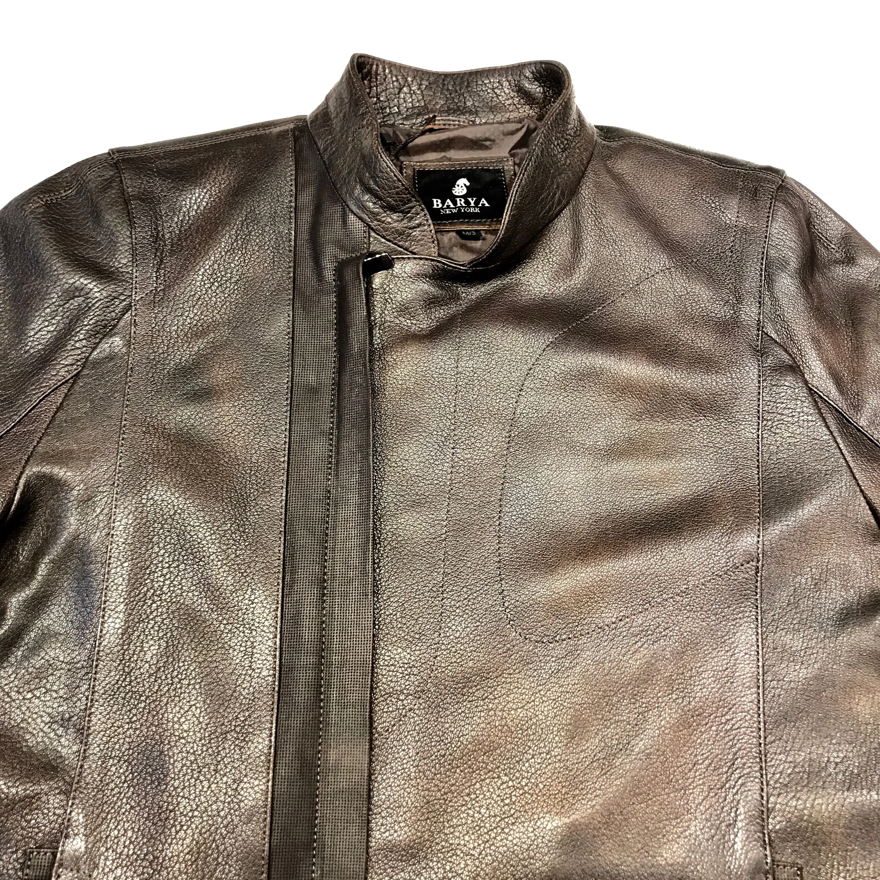 Barya NewYork Rustic Lambskin Asymmetric Jacket