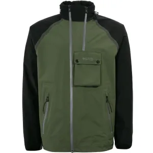 Belstaff Solid Twin Pewter Green Waterproof Track Jacket