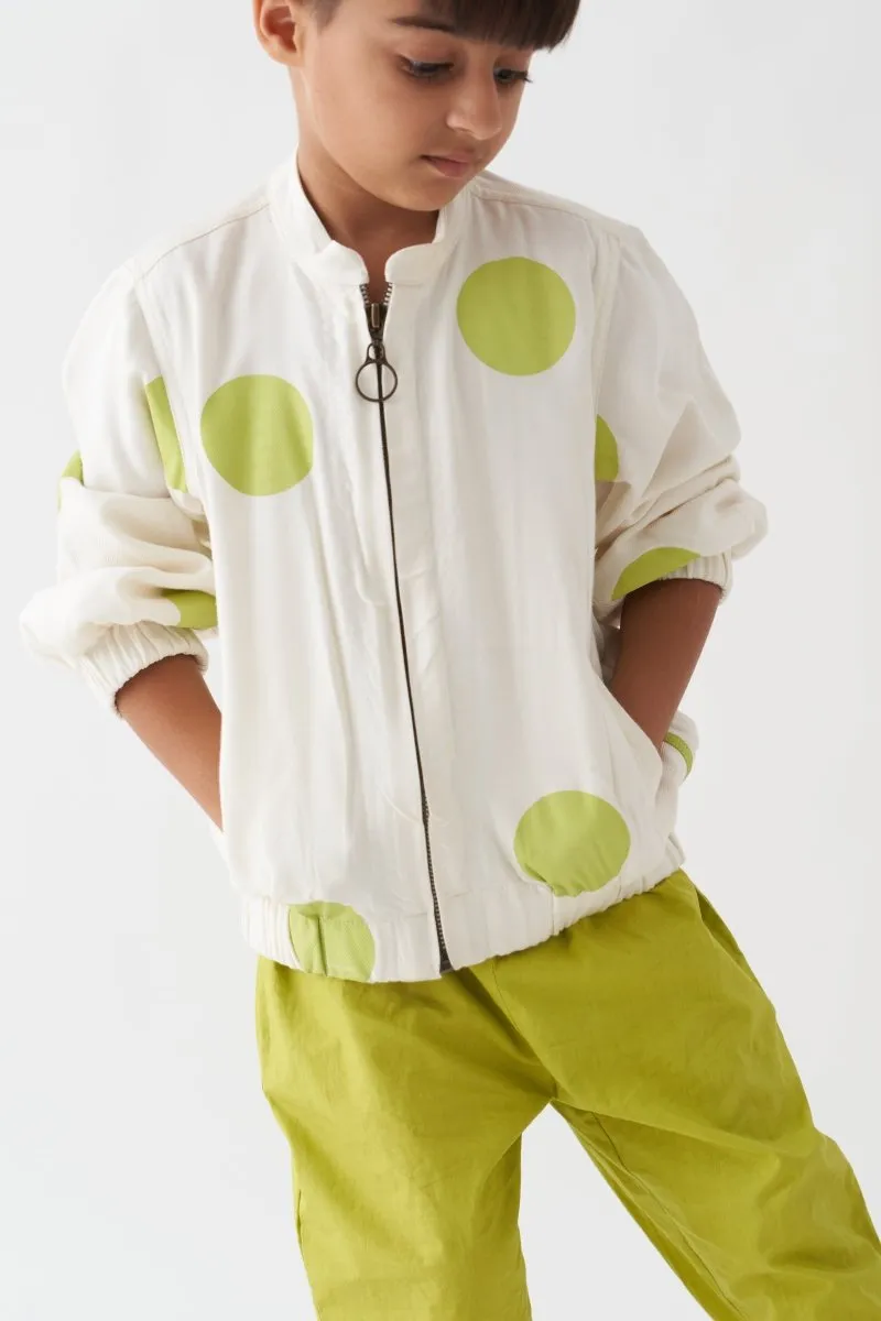 Bomber Jacket Co-ord - Lime