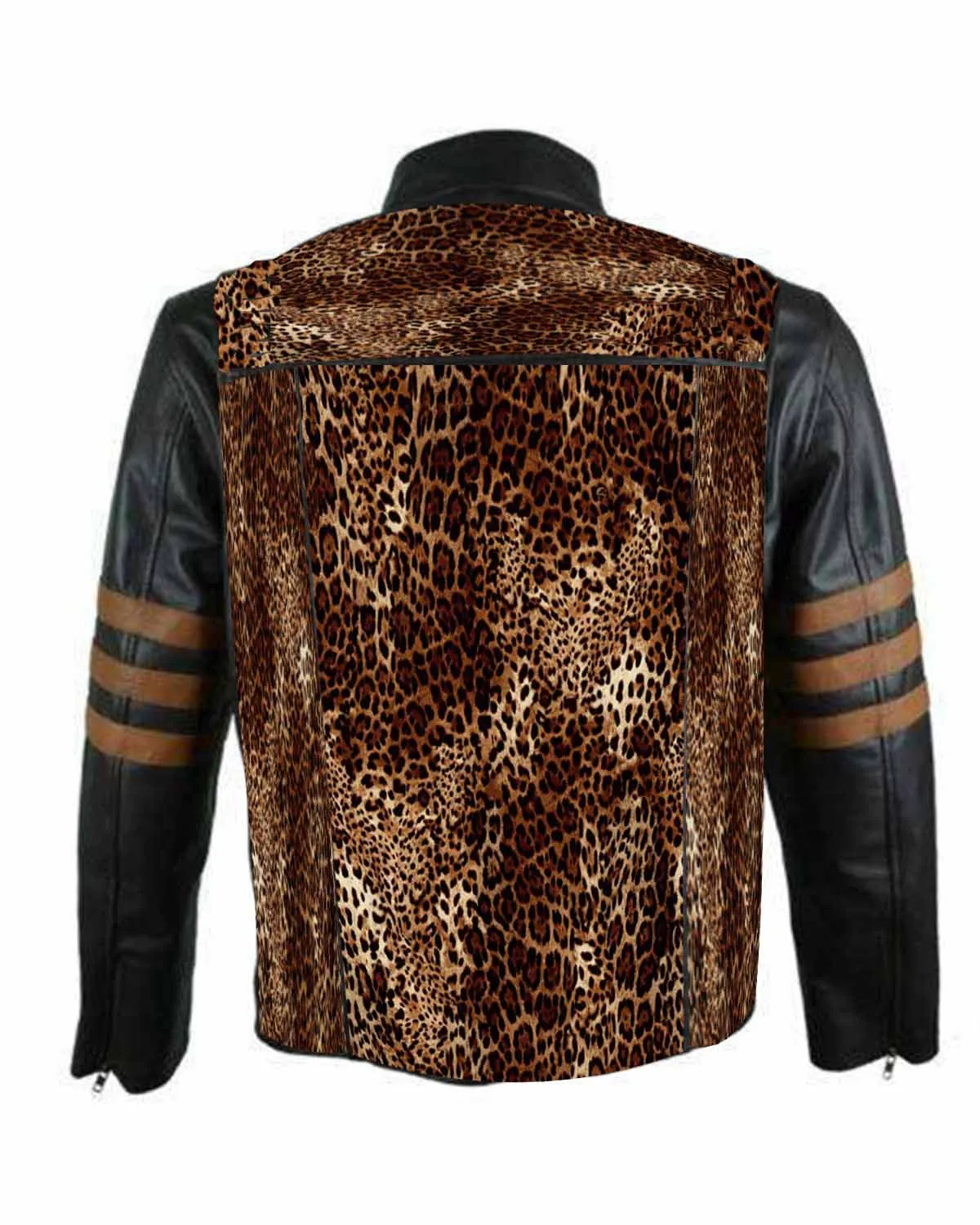 Celebrity Jacket Men | Bengal Print Leather Jacket Men