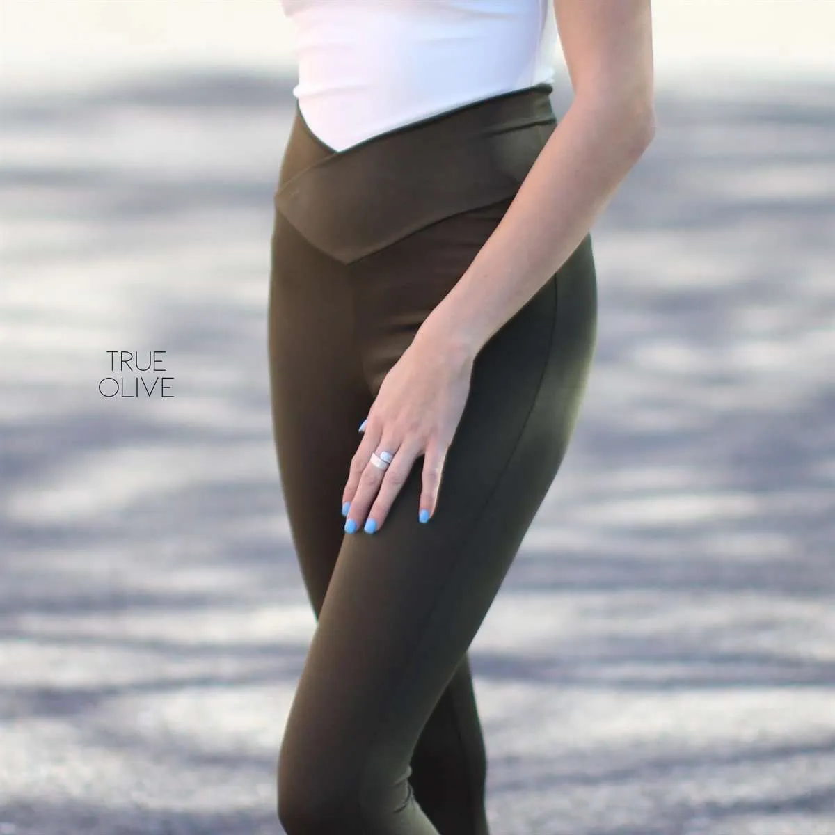 Crossover Waist Leggings