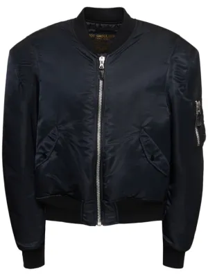 Doublet   Shoulder nylon bomber jacket 