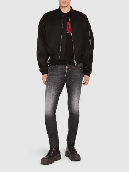 Dsquared2   80s nylon bomber jacket 