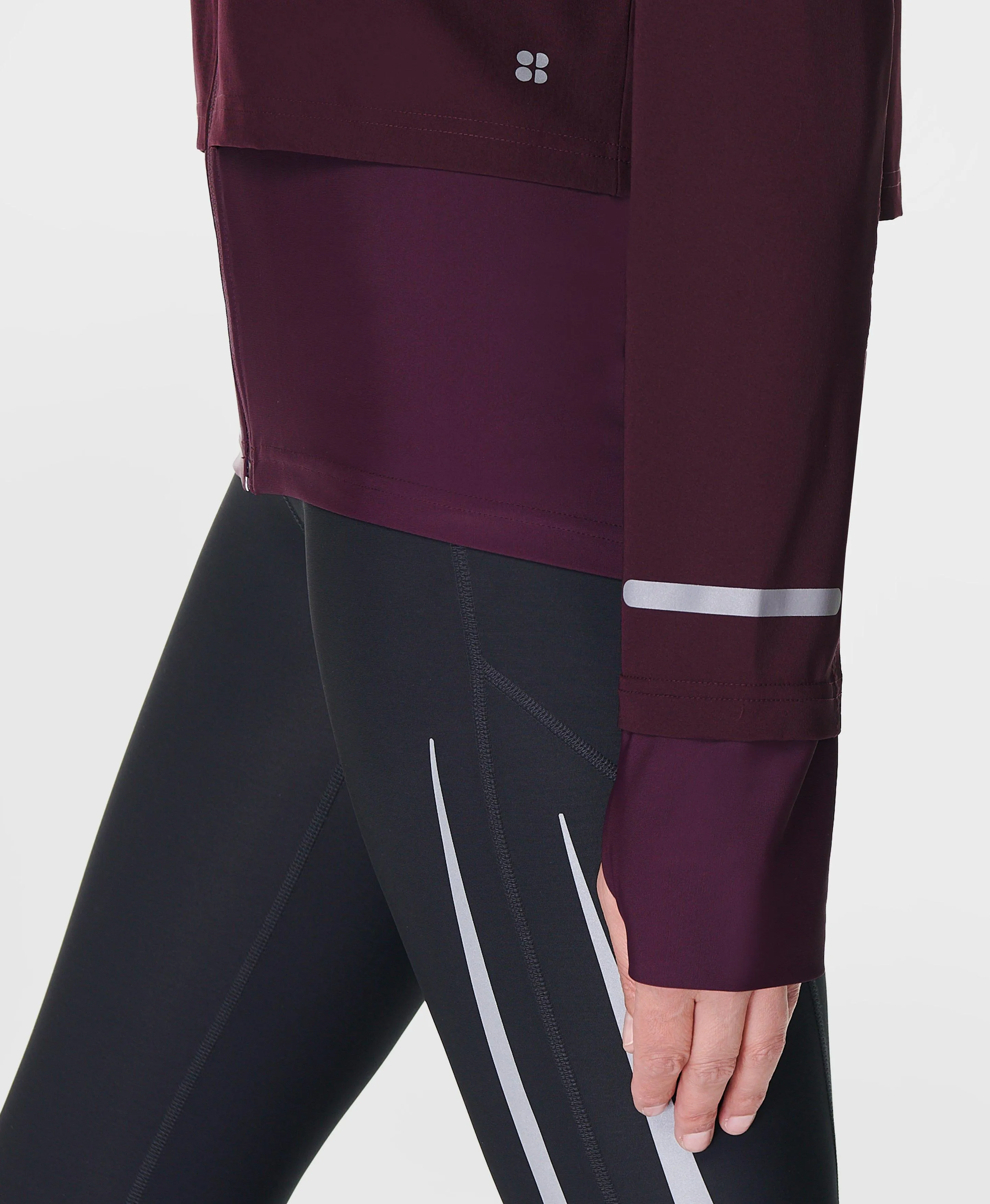 Fast Track Running Jacket Sb9712 Midnight-Cherry-Purp