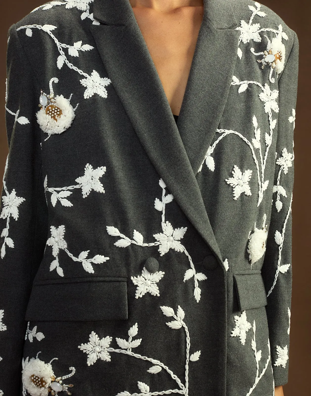 Fleur Embellished Blazer