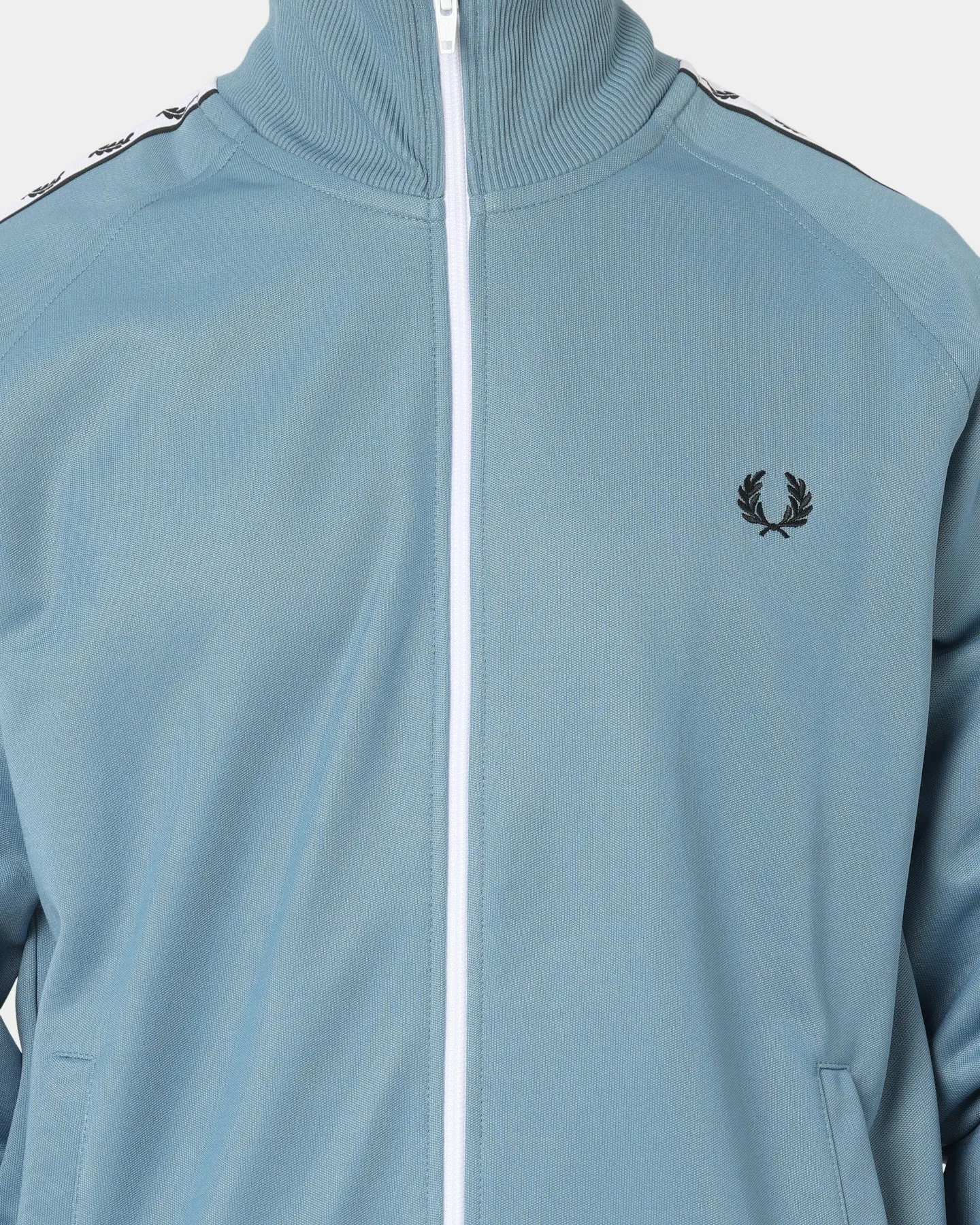 Fred Perry Taped Track Jacket Ash Blue