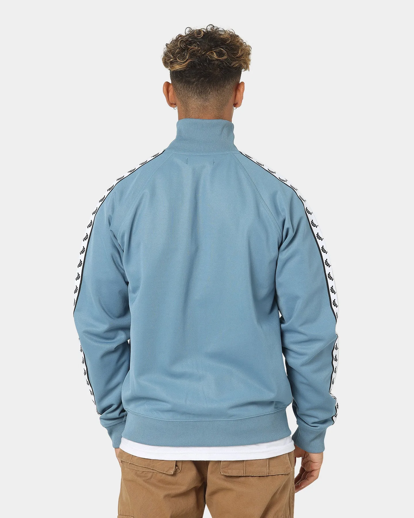 Fred Perry Taped Track Jacket Ash Blue