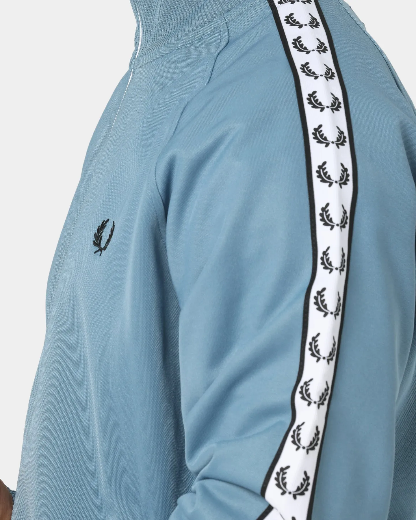 Fred Perry Taped Track Jacket Ash Blue