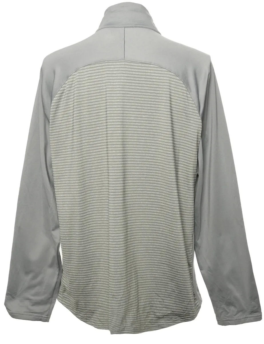 Grey Track Top - M