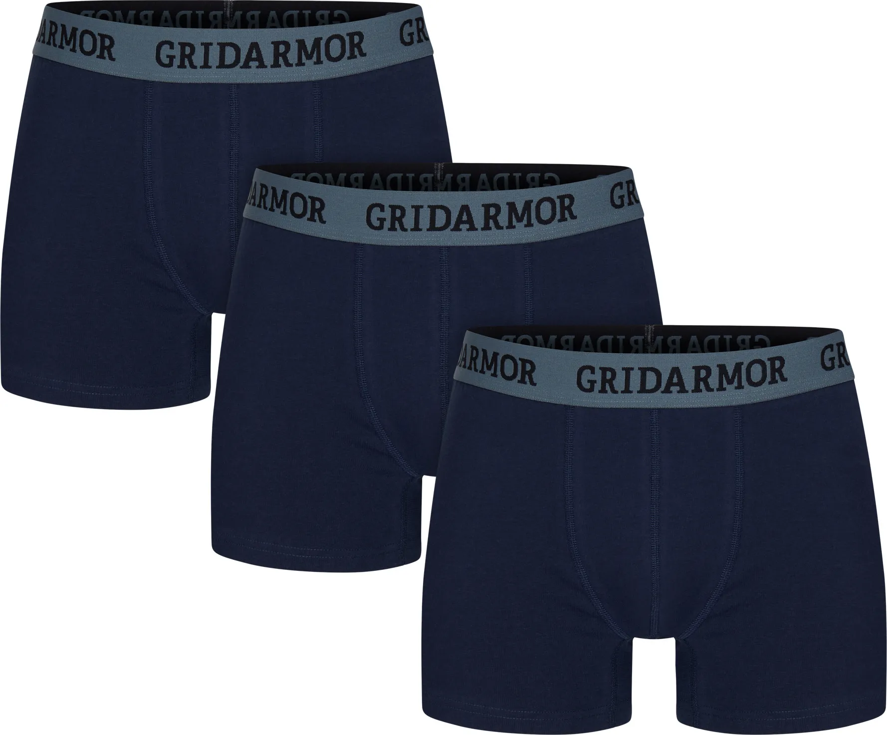 Gridarmor Men&#x27;s Steine 3p Cotton Boxers 2.0 Navy Blazer | Buy Gridarmor Men&#x27;s Steine 3p Cotton Boxers 2.0 Navy Blazer here | Outnorth