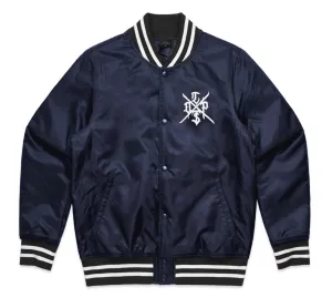 Hieroglyphic Bomber Jacket - Navy