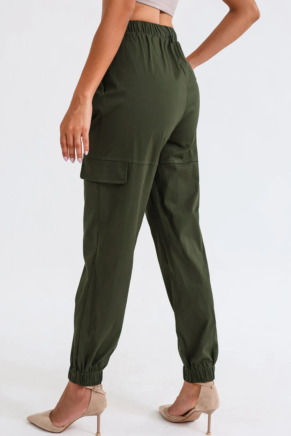 High Waist Cargo Pants