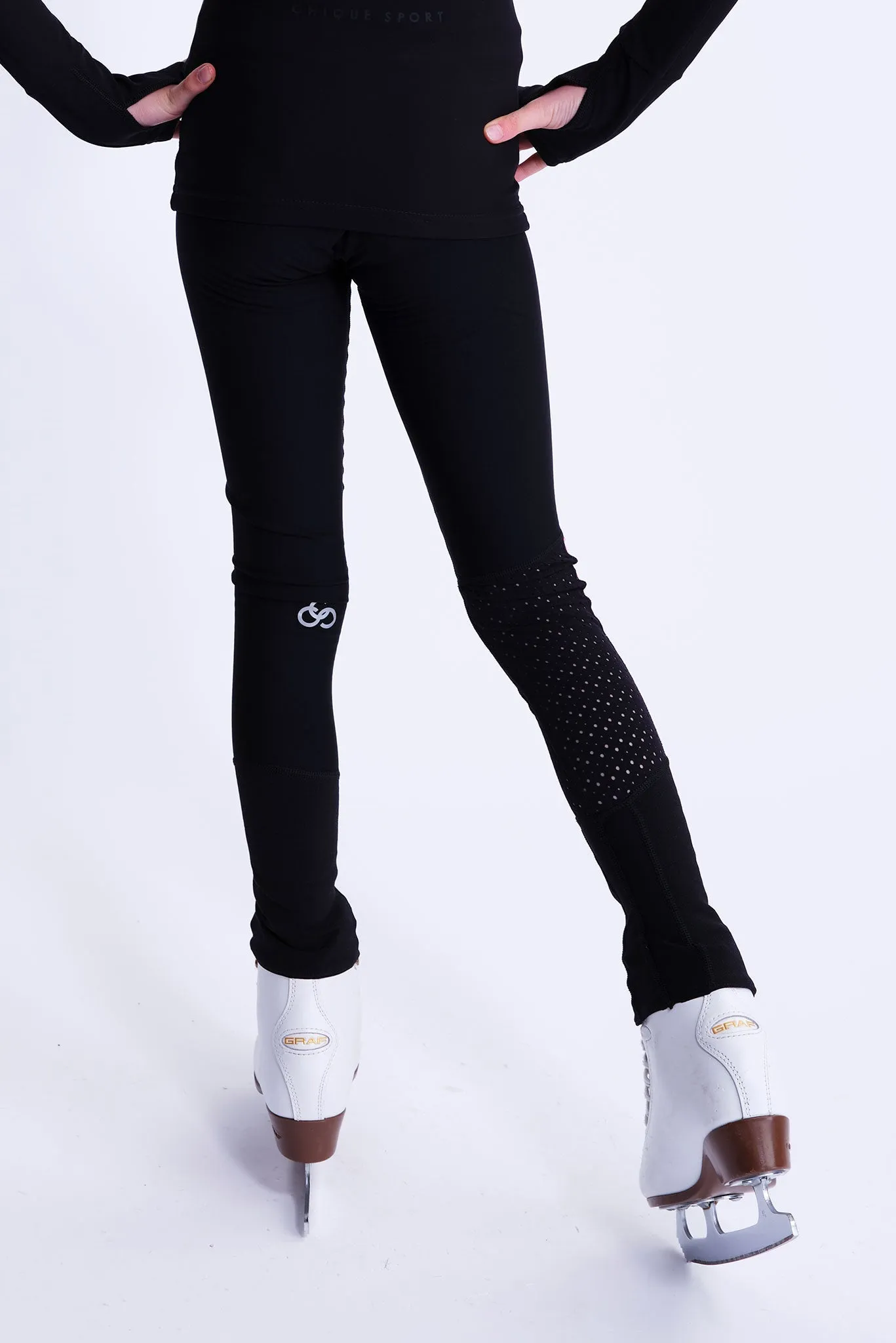 Inspire Non-Slip Leggings in Black