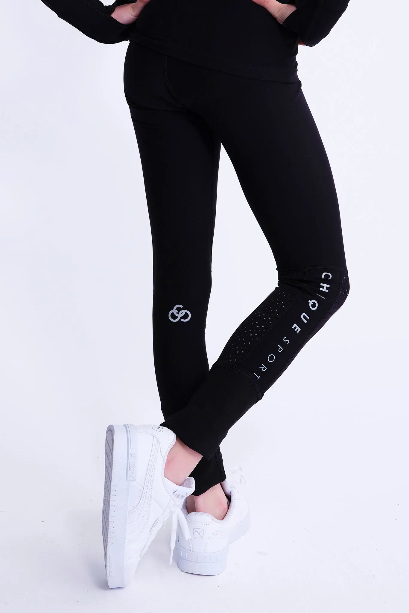 Inspire Non-Slip Leggings in Black