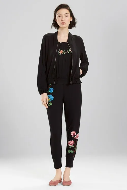 Josie Otherwear Embroidered Bomber