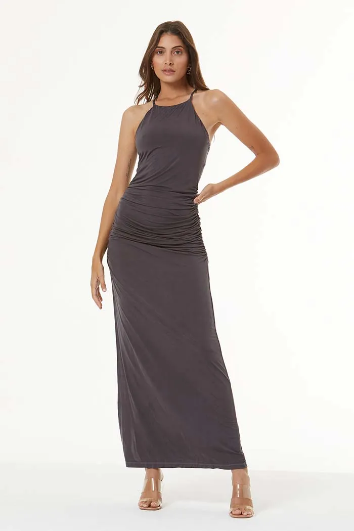 Kelly Maxi Dress // Black Sand