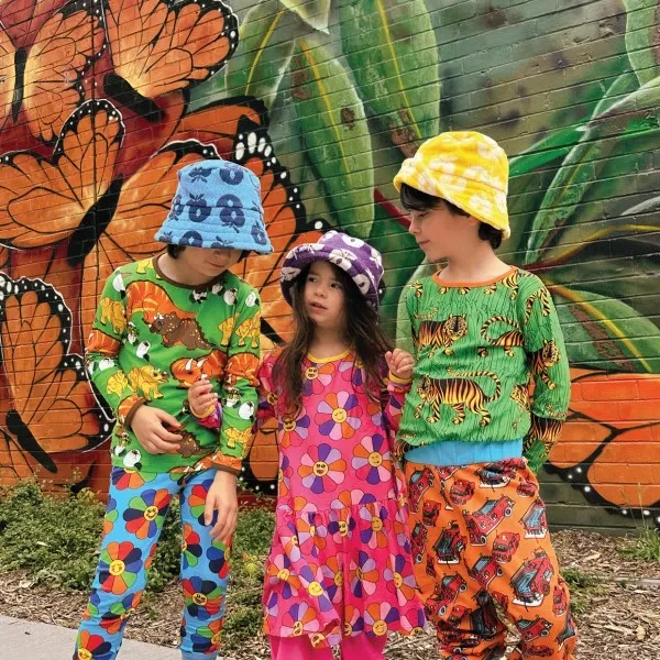 Leggings with flowers