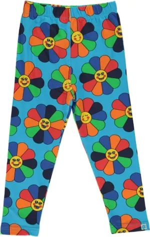 Leggings with flowers