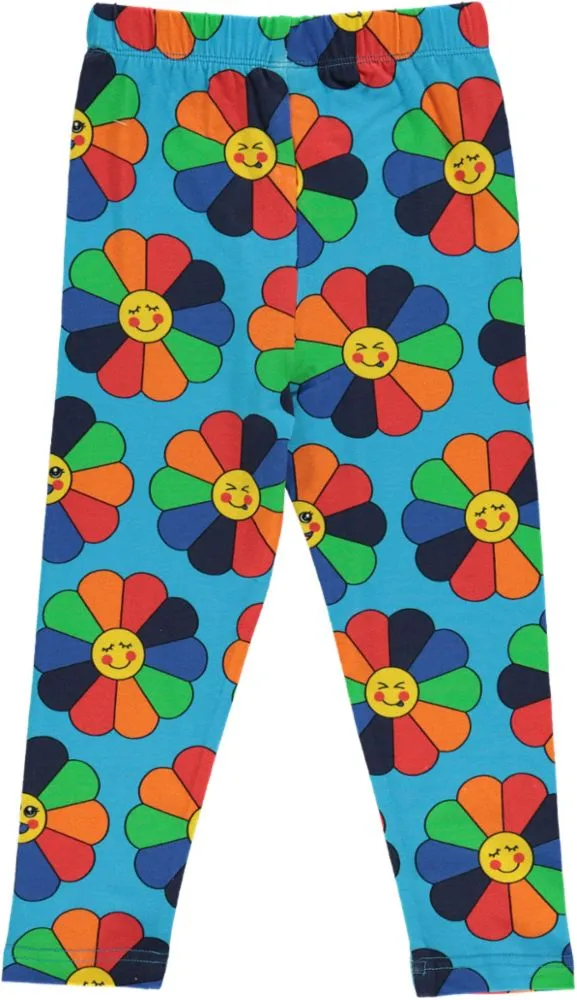 Leggings with flowers