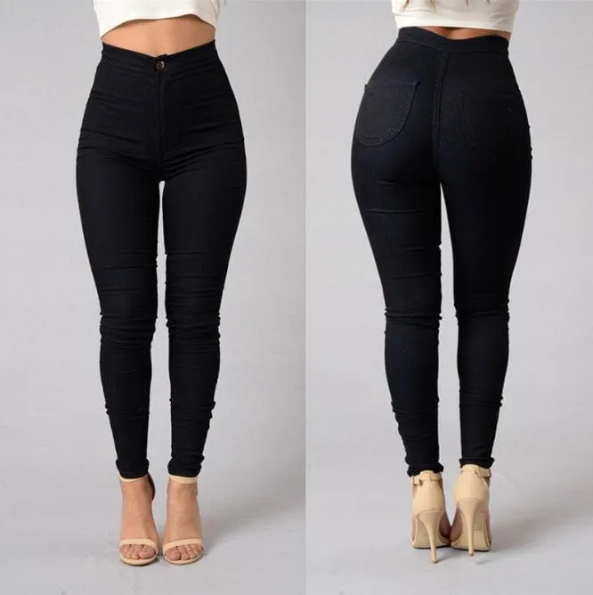 LovelyRLovely Women's High Waist Stretch Skinny Jeans