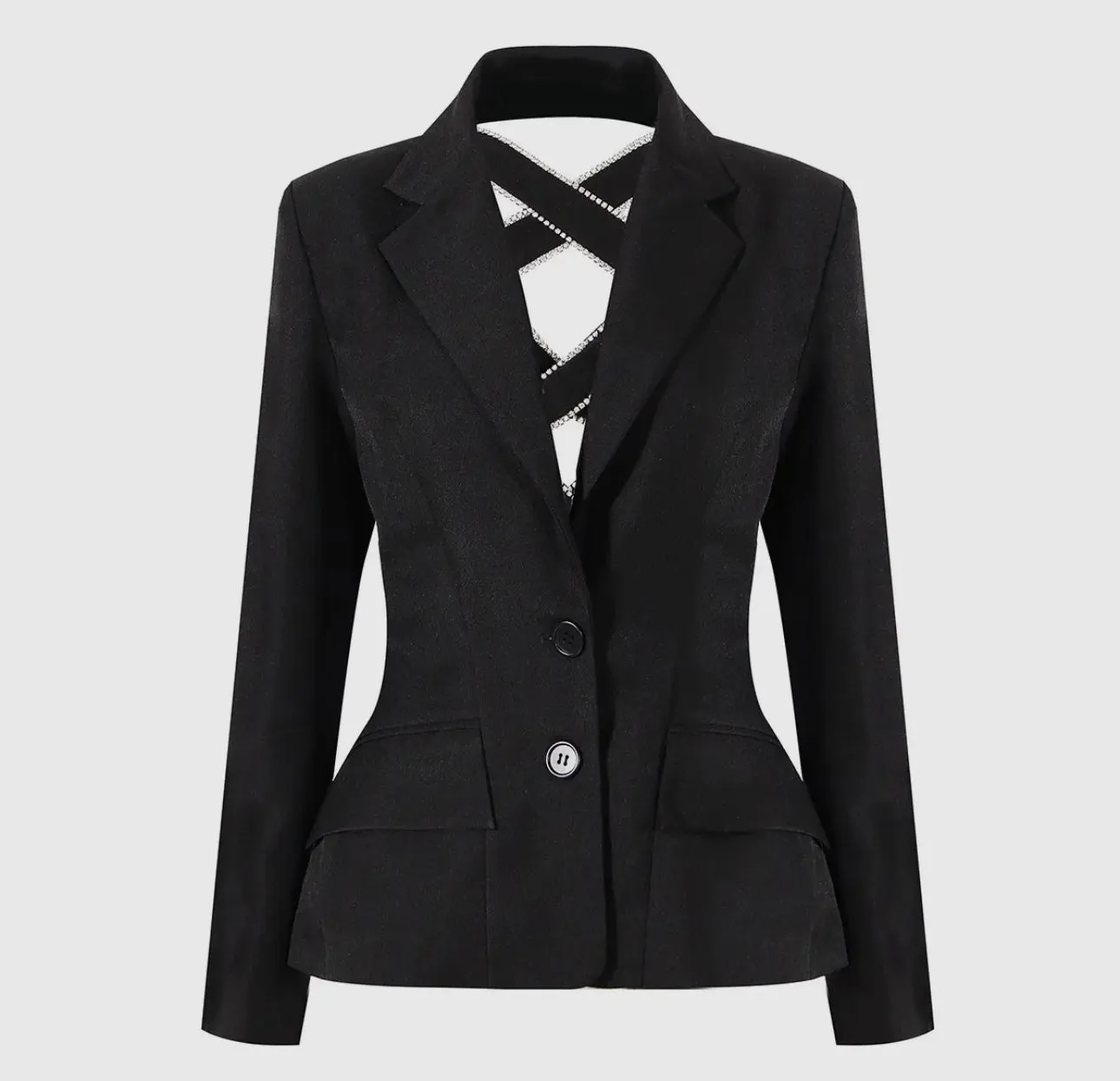 Lux Ribbon Blazer