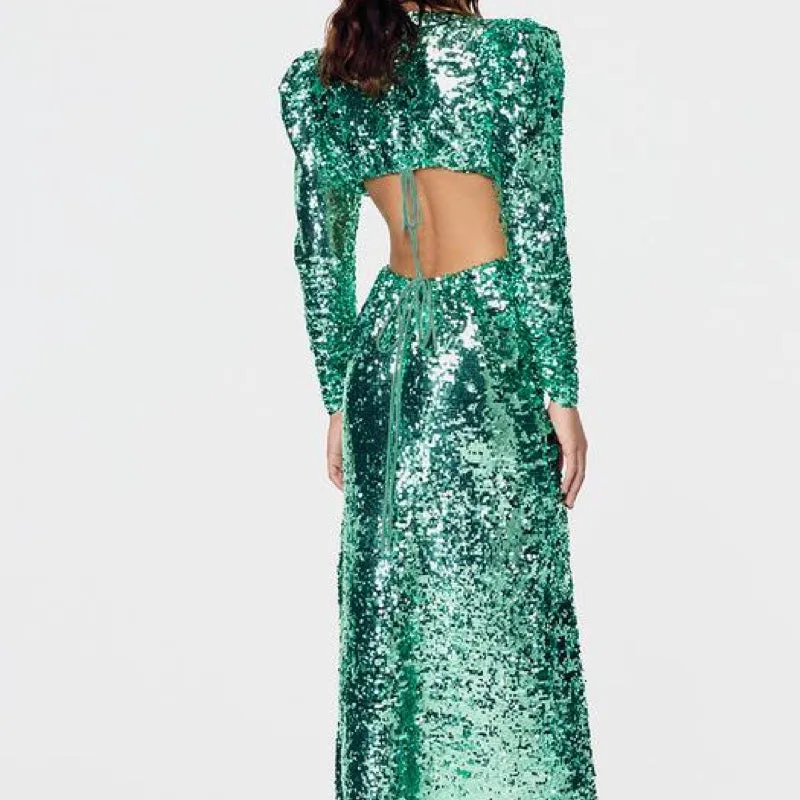 Marais Sequin Maxi Dress