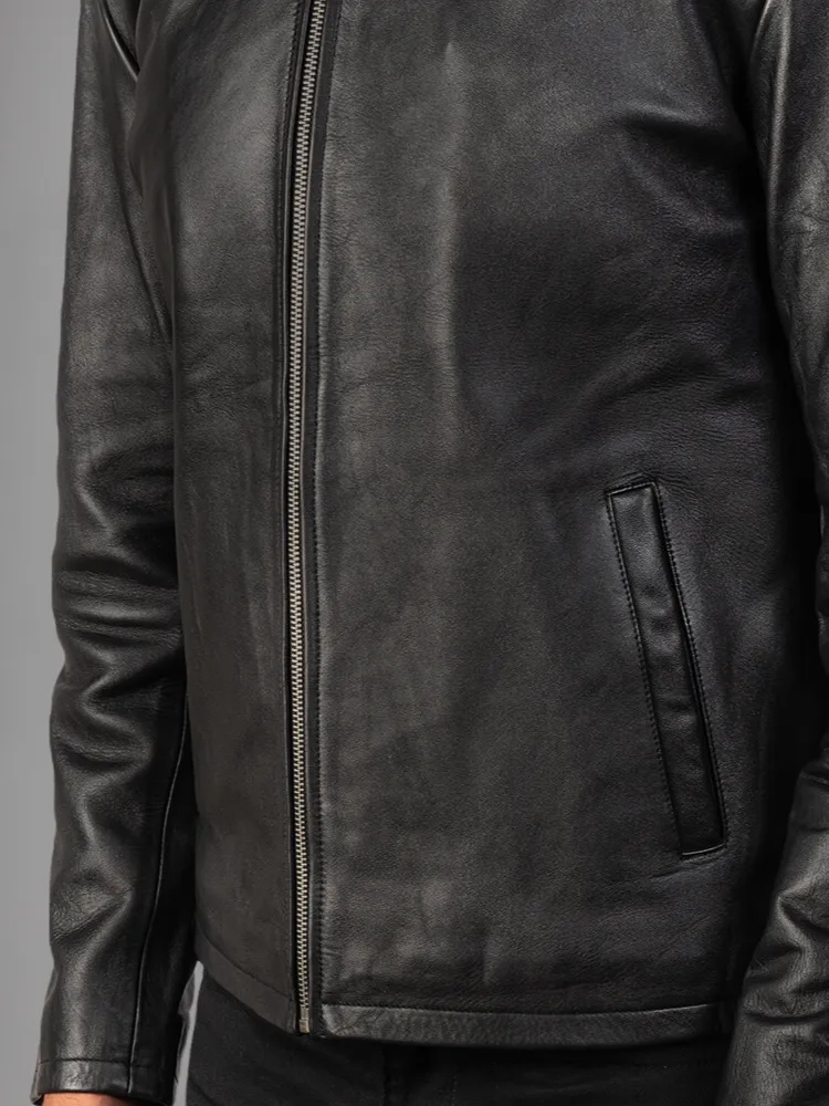 Men's Stylish Superb Real Genuine Leather Bomber Biker Jacket