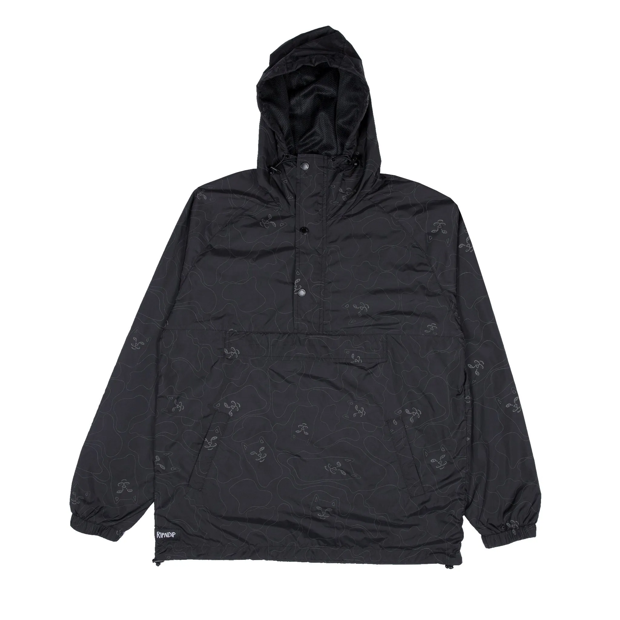 Nermal 3M Line Camo Anorak Jacket (Black)