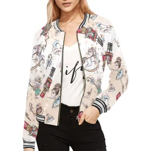 Nutcracker Bomber Jacket for Women