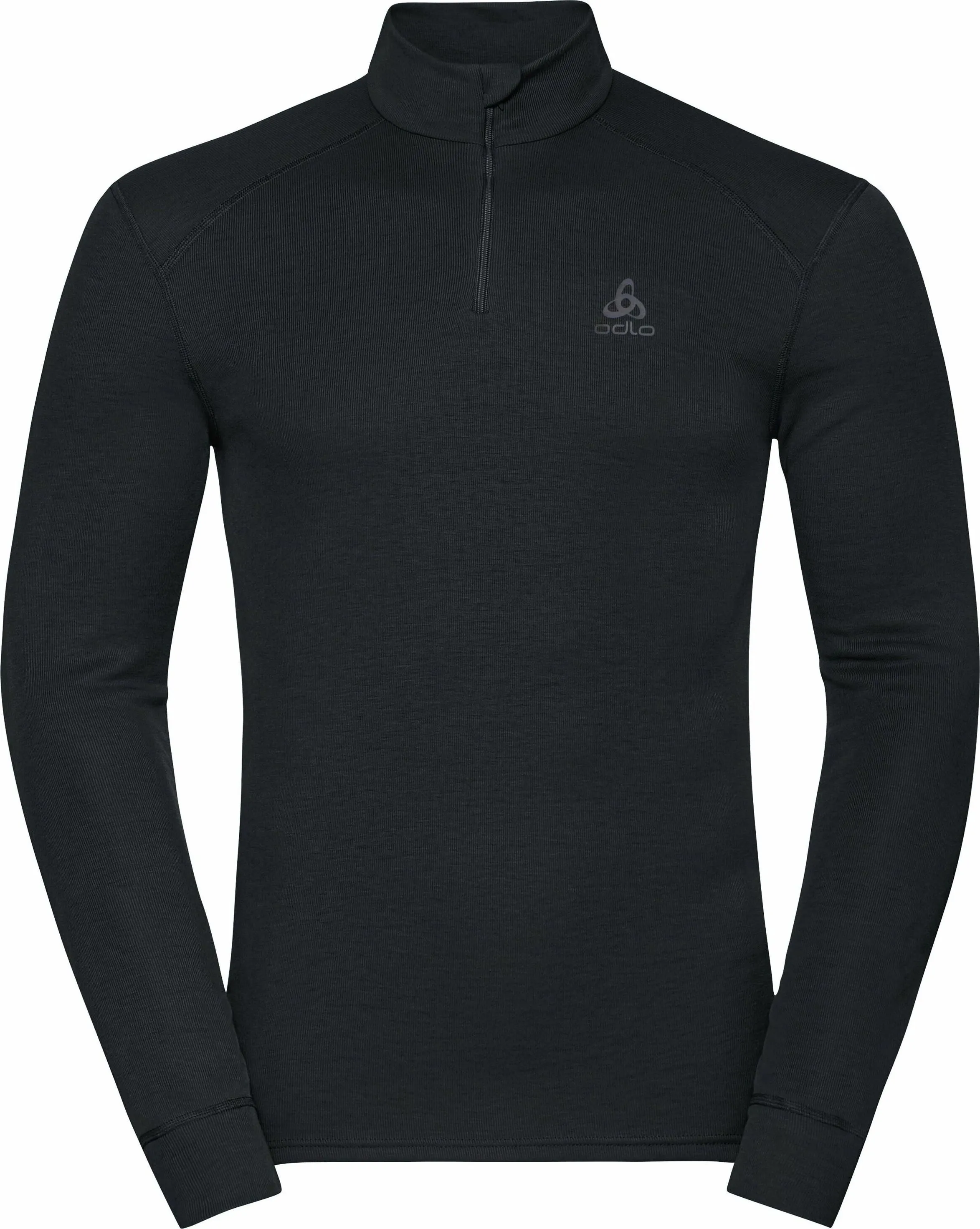 Odlo Men&#x27;s Active Warm ECO Half-Zip Turtleneck Base Layer Top Black | Buy Odlo Men&#x27;s Active Warm ECO Half-Zip Turtleneck Base Layer Top Black here | Outnorth