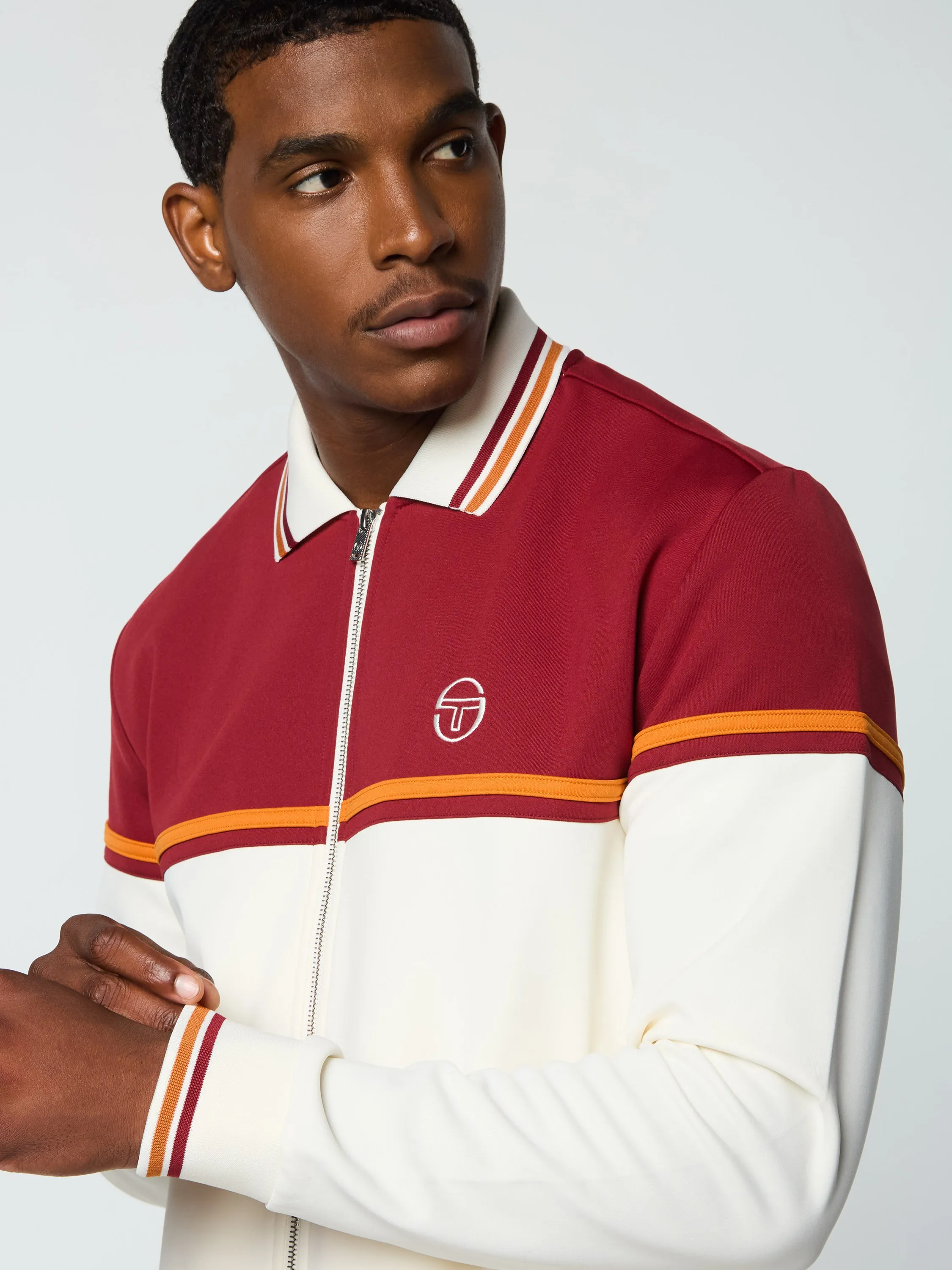 Olmi Track Jacket- Sun Dried Tomato