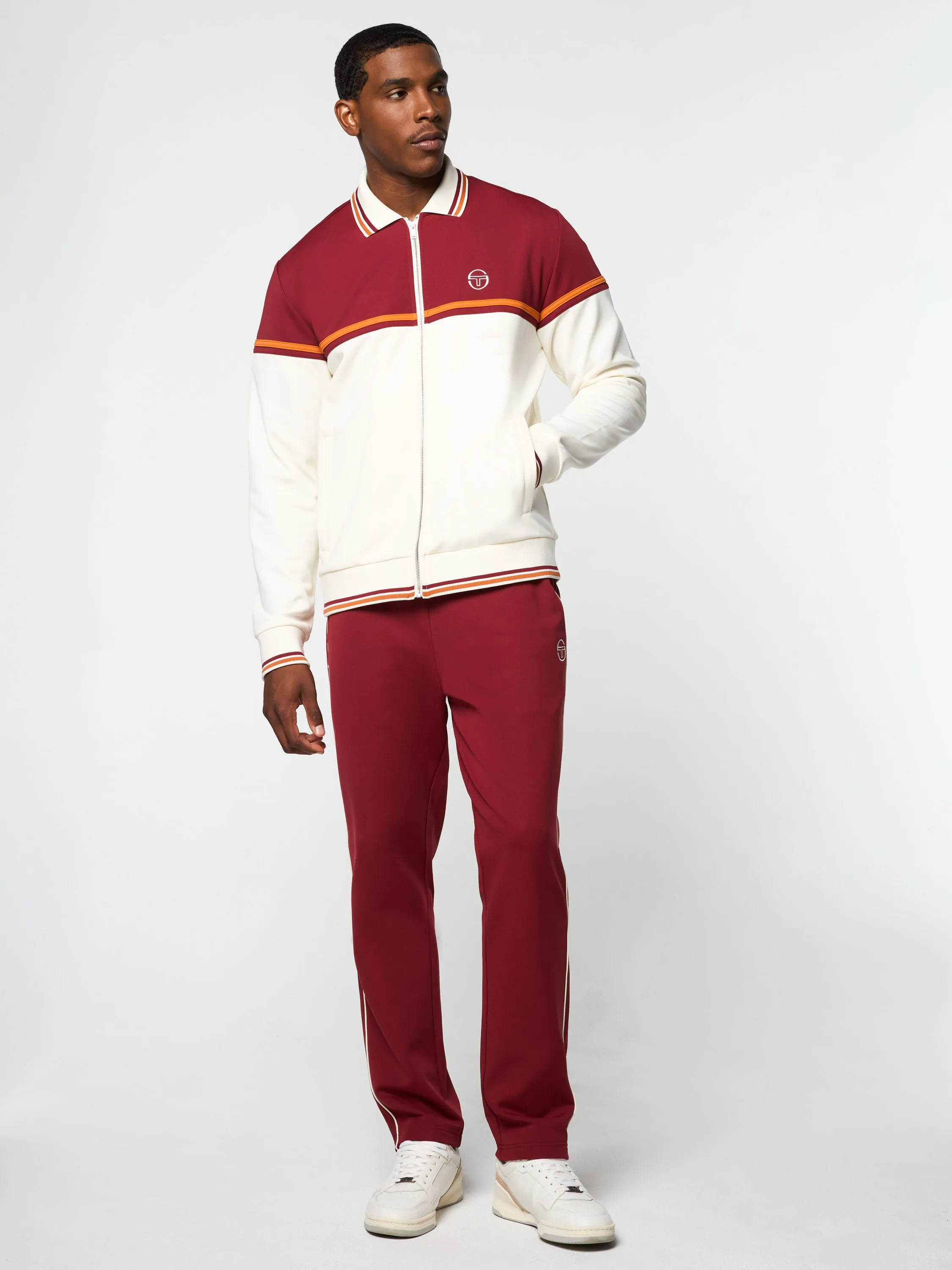 Olmi Track Jacket- Sun Dried Tomato