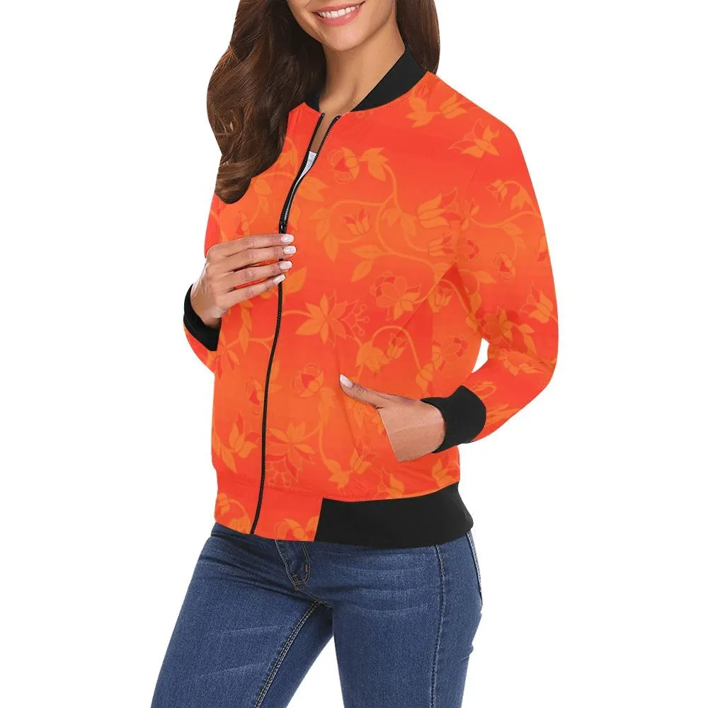 Orange Days Orange Bomber Jacket for Women