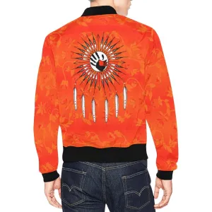 Orange Days Orange Feather Directions Bomber Jacket for Men