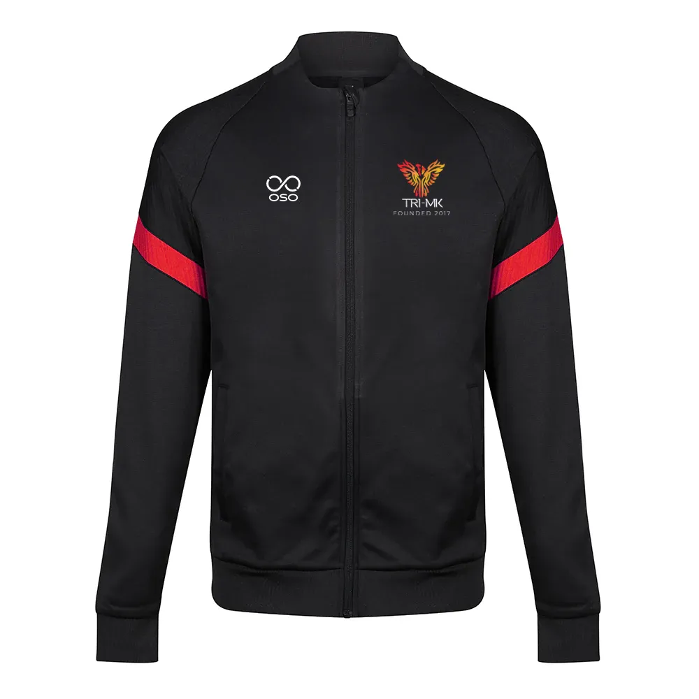 Phoenix Tri-MK Tech Full Zip Track Top - Black/red