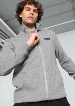 Puma Men's Full Zip Track Jacket Grey Heather