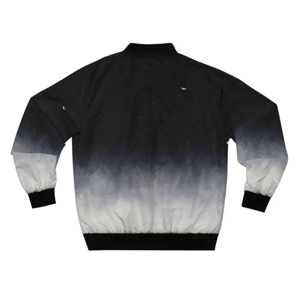 "Explore the Galaxy: Night Sky Bomber Jacket"