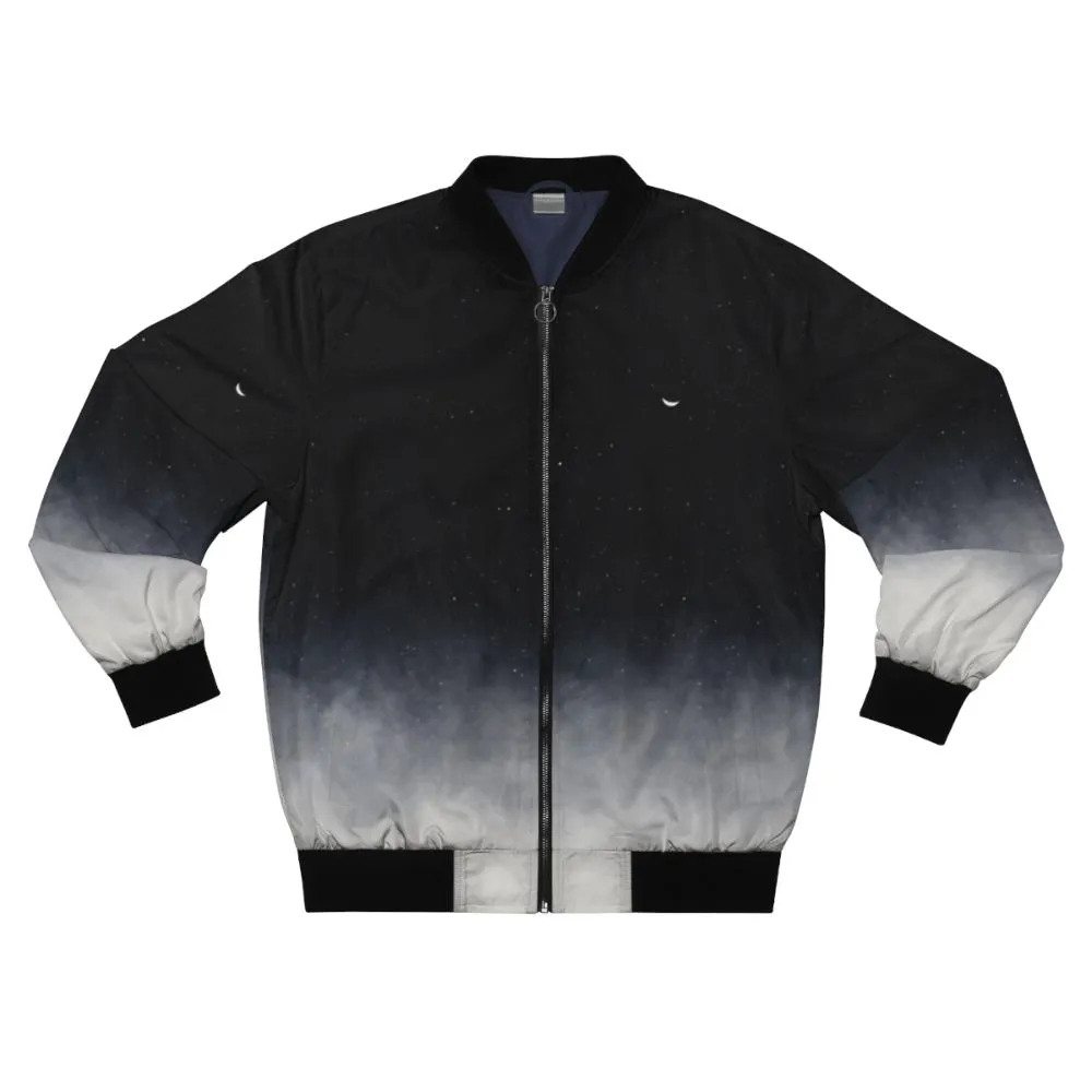 "Explore the Galaxy: Night Sky Bomber Jacket"