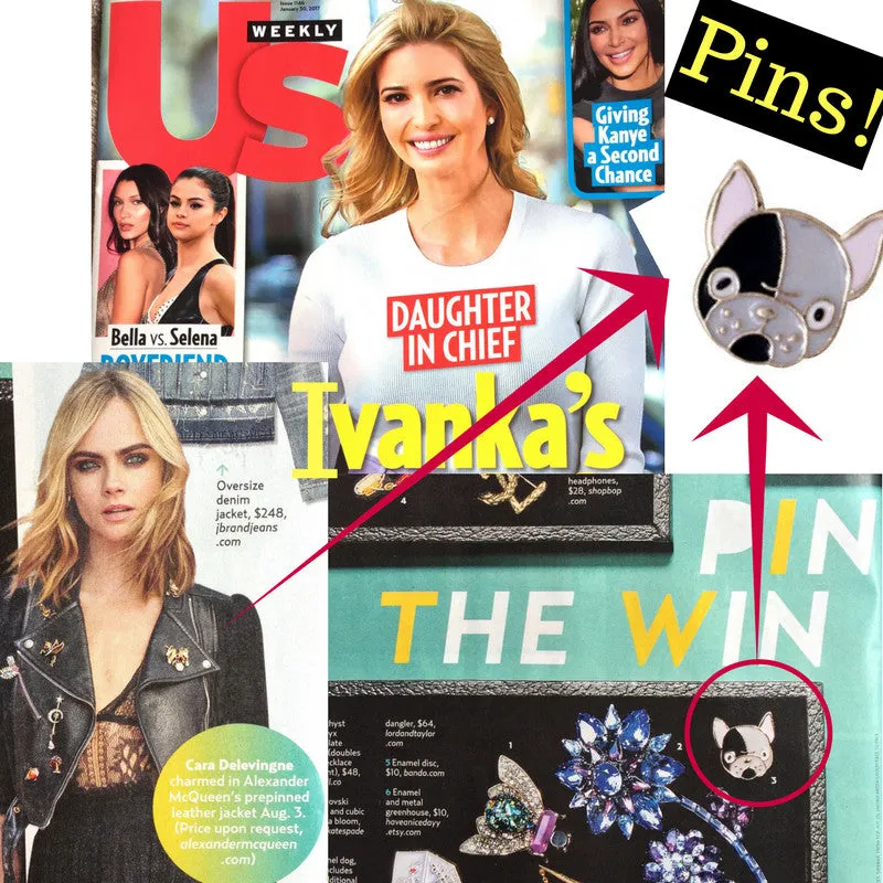 "I'm Paw-some" Enamel Pin Set (As seen in Us Weekly)