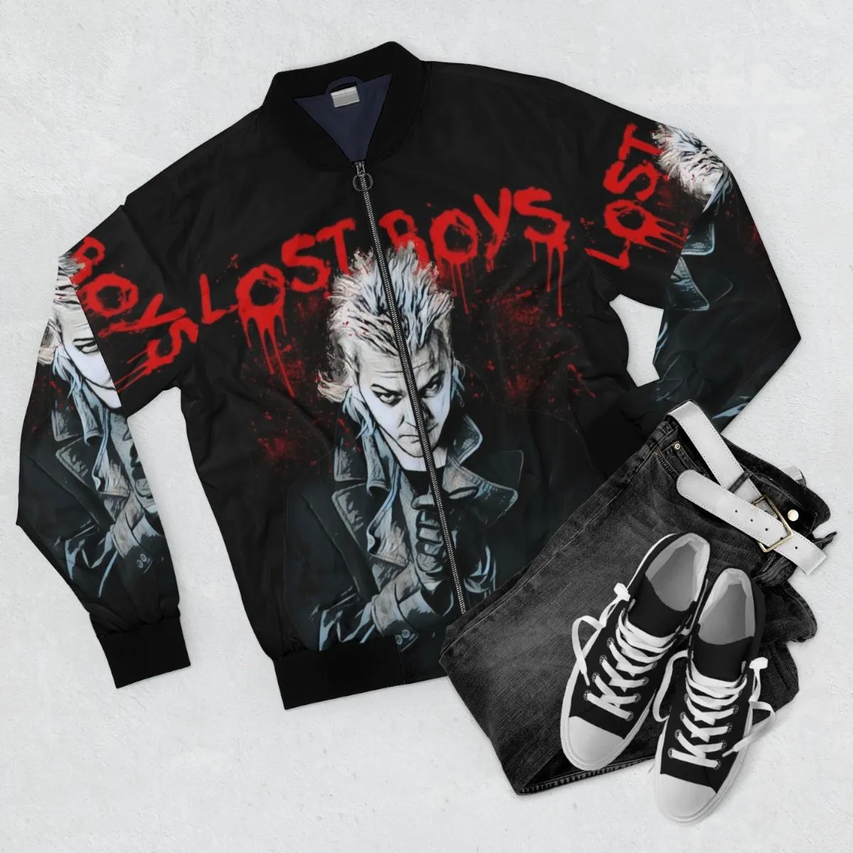 "Lost Boys Bomber Jacket: Iconic '80s Horror Style"