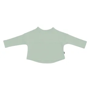 Ribbed Drop Shoulder Top in Thyme