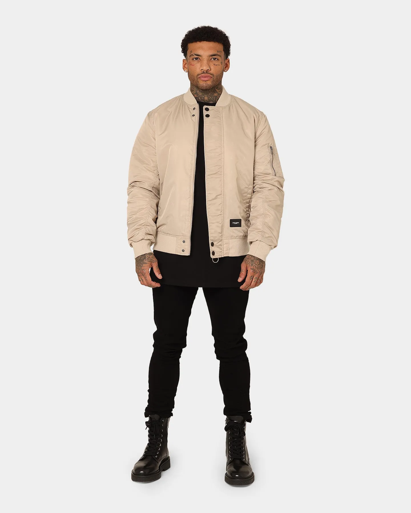 Saint Morta Icarus Bomber Jacket Stone