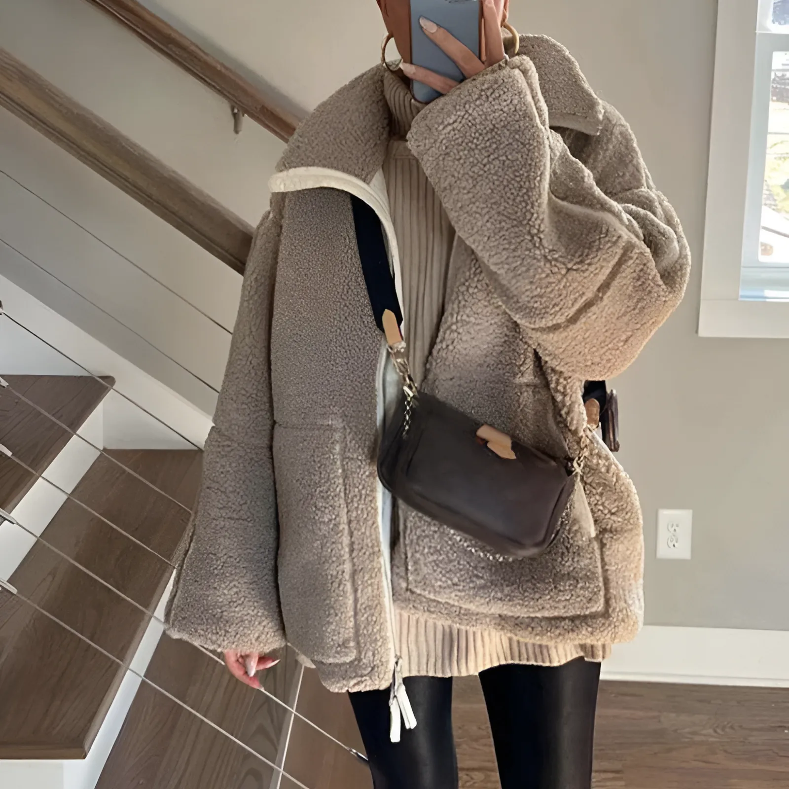 Sammie - Lux Teddy Zip Jacket